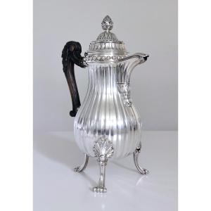 Solid Silver Coffee Pot Mons 1783