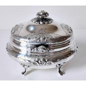 Solid Silver Sugar Bowl