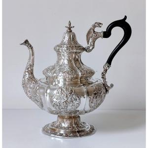 Solid Silver Theepot Brussels 1831-1868 Philippe Joseph Allard