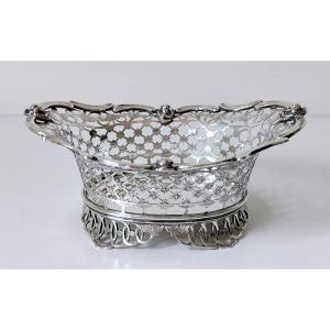 Solid Silver Candy Basket