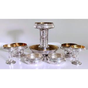 Art Nouveau Centerpiece In Sterling Silver