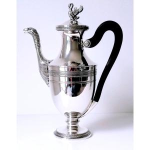 Empire-style Coffee Pot In Sterling Silver