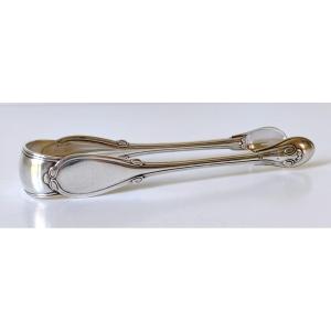 Odiot Solid Silver Sugar Tongs