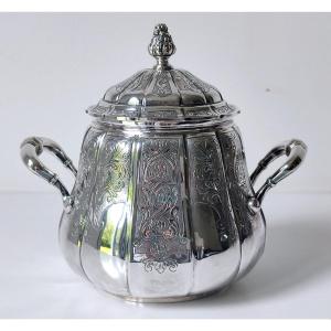 Regency-style Sugar Bowl In Sterling Silver