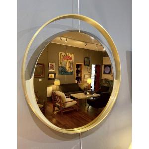 Vintage Italian Round Wall Mirror