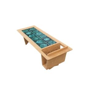 "thibault" Coffee Table In Light Oak, Guillerme Et Chambron