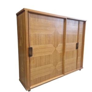 Large Oak Wardrobe By Guillerme And Chambron