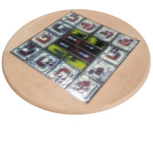 Ladislas Side Table In Light Oak By Guillerme And Chambron