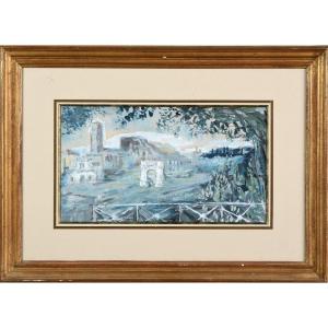 Laprad Pierre. (1875-1931). “the Roman Forum”