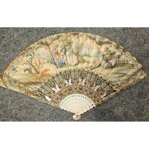 Charming 18th Century Fan
