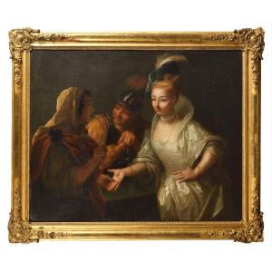 18th Century School, The Fortune Teller, Workshop Of Antoine Pesne (1683-1757)