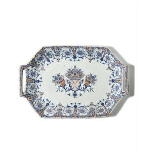 Rouen Earthenware Dish, 18th Century