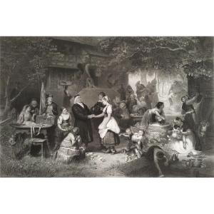 Large Etching After Anton Diefenbach