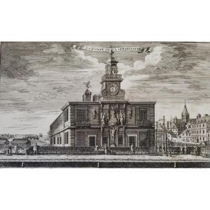 Paris Architecture Engraving Samaritaine