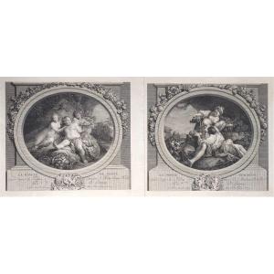 Mythological Engravings  Etching By Nicolas De Launay 18th C