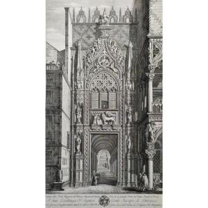 Venice The Ducal Palace Engraved By Giovanni De Pian After Giuseppe Fancelli Etching Old Print