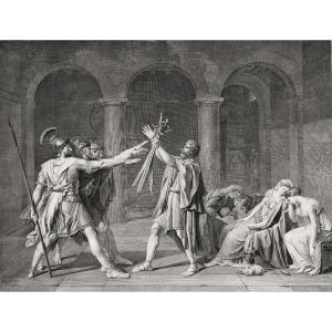 Neo Classical Etching Mythological Engraving After David Empire Period  Old Print