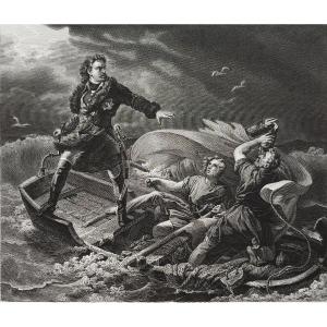 Peter The Great Engraving Etching 1829 19th C Old Print