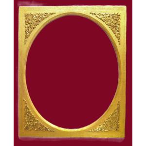 Gilded Marie-louise Or Old Passe-partout 19th C