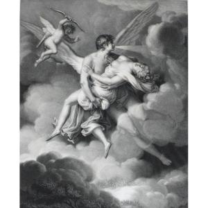 Mythological Engraving 19th C Empire Period  Engraving 