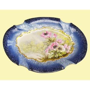 Limoges Porcelain Hand Painted Signed Dish 1915