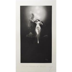 Falero The Hair Of Berenice Engraving Etching By Varin 19th C Old Print