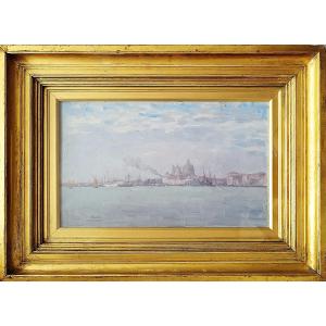 Arthur Haythorne Studd Black Pearl Of Venice Oil On Board C.1910