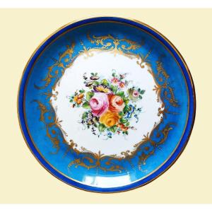 Le Tallec Hand Painted Porcelain Large Dish 