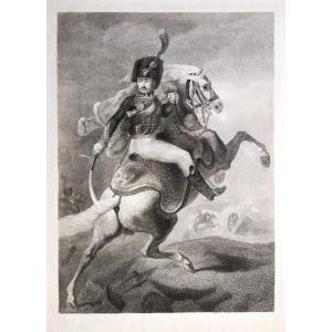 Rider Horse Engraving After Géricault 19th C Etching Old Print
