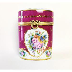 Large Hand-painted Porcelain Box