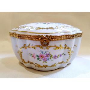Limoges Hand Painted Porcelain Box Signed