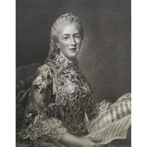Sophie Philippine Elisabeth Of France Daughter Of Louis XV Historical Portrait Photoengraving