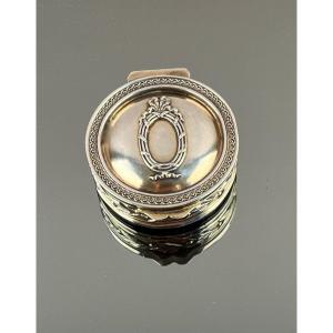 Late 19th Century Sterling Silver Pill Box
