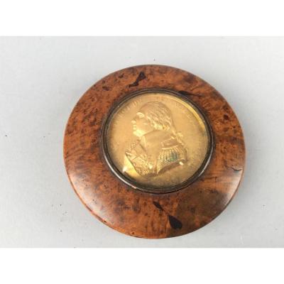 Small Round Box With Portrait Of Louis XVIII