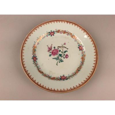 Plate Of The India Company 18th Century