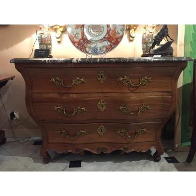 Commode Port Mahogany Louis XV