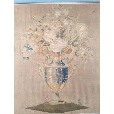 Empire Embroidered Silk Flower Bouquet