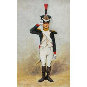 Franck Cinot (1851-1890) The Conscript 