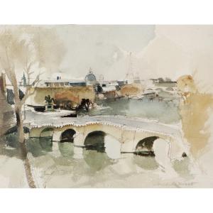 Michel Rodde (1913-2009) Paris The Pont Neuf (circa 1980)