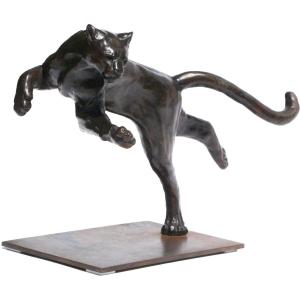Matthieu Floranc Puma Bronze Signed And Numbered