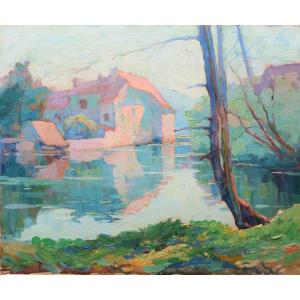 Achille Gaston Marchal (1874 – 20th Century) The Mill Of La Sault (circa 1910)