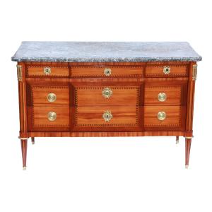 Louis XVI Commode, Stamped By Jacques-antoine Leclerc (1744 - January 30, 1792)