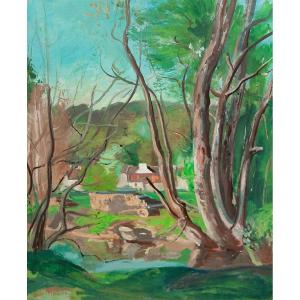 André Planson (1898-1981) Saint Cyr Sur Morin 