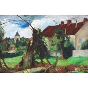 Charles Kvapil (1884-1957), Villiers-sur-morin, 1927