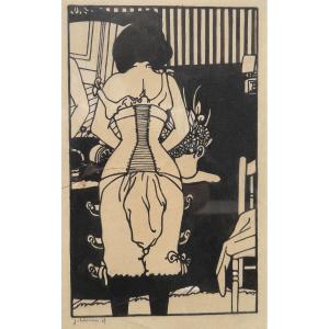 Jean émile Laboureur (1877-1943) The Corset (1907)