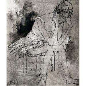 Jean Jansem (1920-2013) Ballerina (circa 1960)