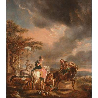 French Or Dutch School In The Style Of Philips Wouwerman (1619-1668)