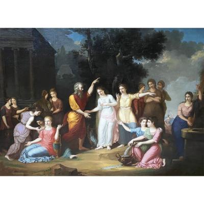 Eliezer And Rebecca German Or Austrian Neoclassical School Circa 1770