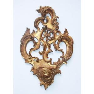 18th Century Golden Wood Stoup