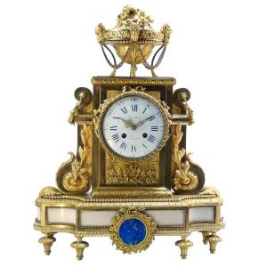 Napoleon III Clock In The Louis XVI Style, After A Model By Rémond